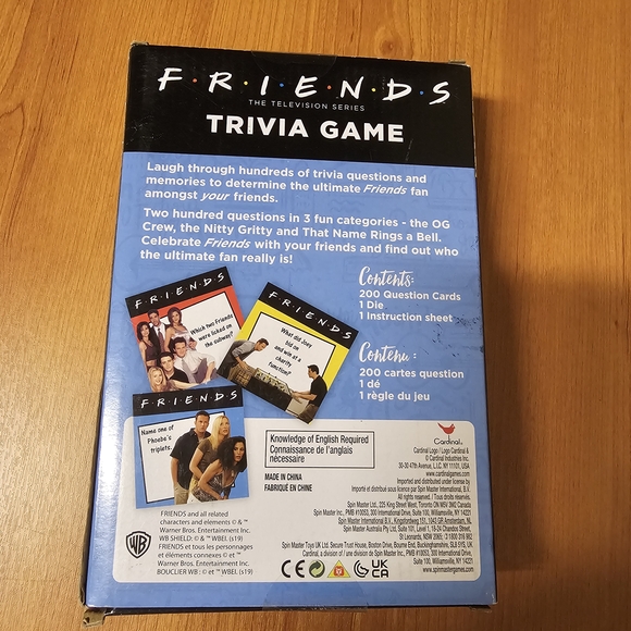 Friends Trivia Game - Multicolor - Picture 2 of 4